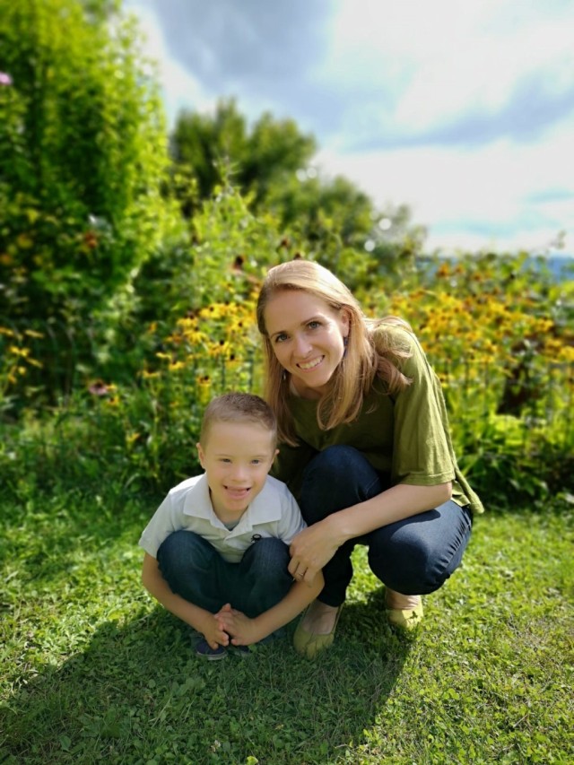 Marisa mit Matheo